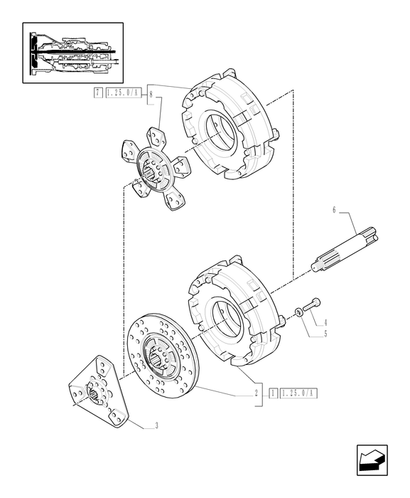 TN75A CLUTCH PLATE