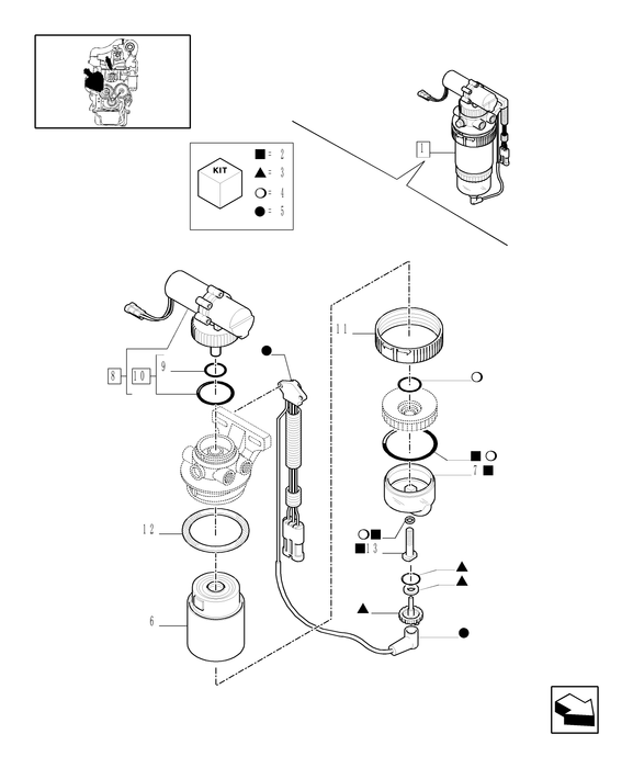 TM120 FILTER ASSY