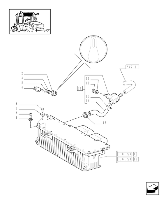 TM120 HEATER HOSE