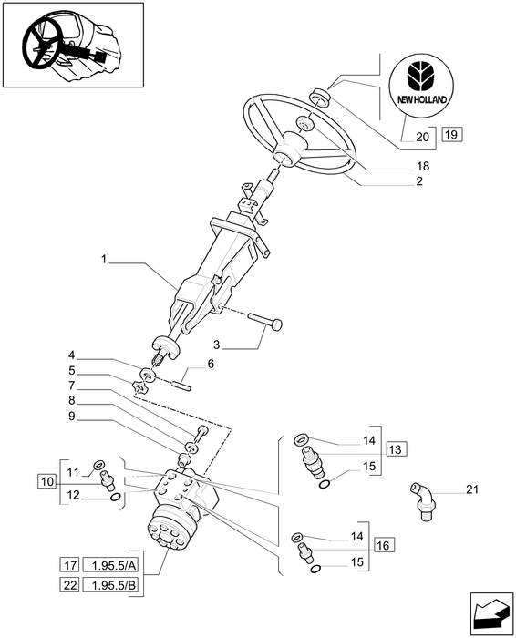 TM120 HYDRAULIC STEERING