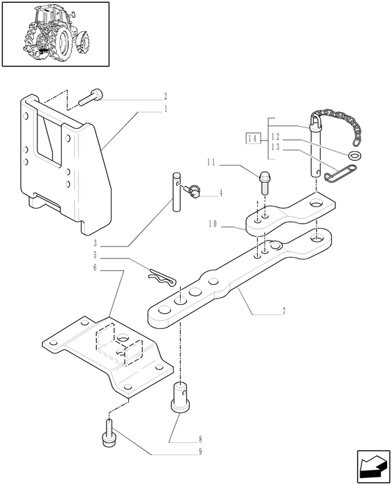 TM120 DRAWBAR