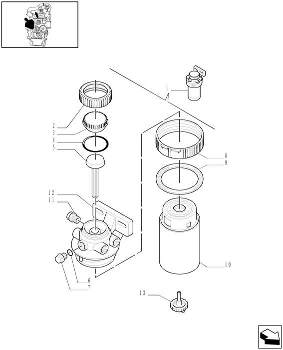 TM120 FILTER ASSY