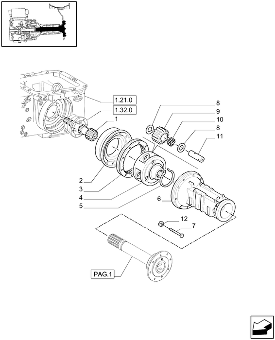 TN70A(2) HALF SHAFT