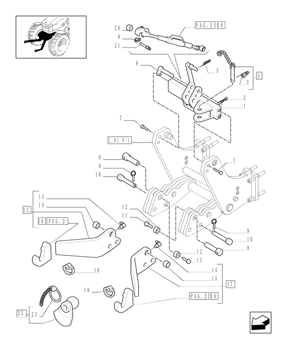 TM120 HITCH PIN