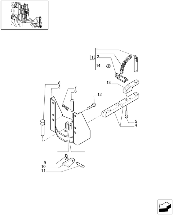 TN95A CLEVIS