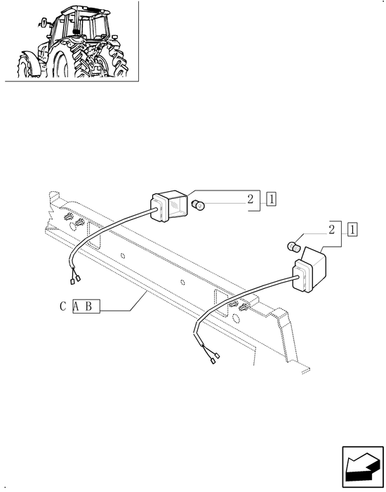 TM120 NUMBER PLATE LAMP