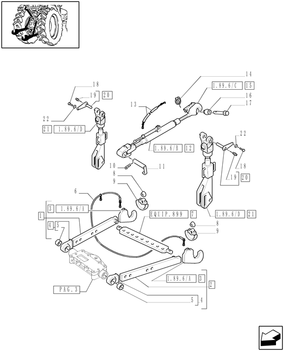 TM120 LIFT ARM