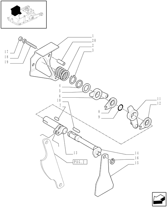 TN85A LEVER