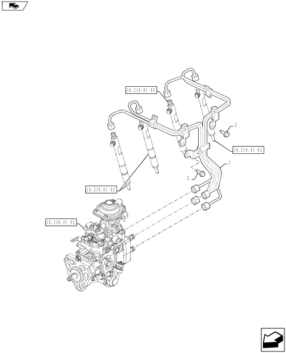 WM75(2) INJECTION PIPE