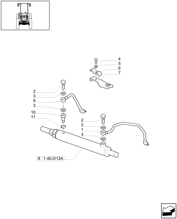 TN75A HYD CONNECTOR