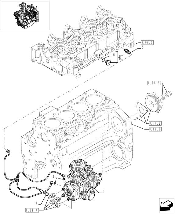 TN95A FUEL INJECTION PUMP