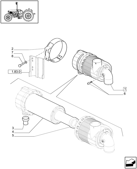 TN95A AIR CLEANER