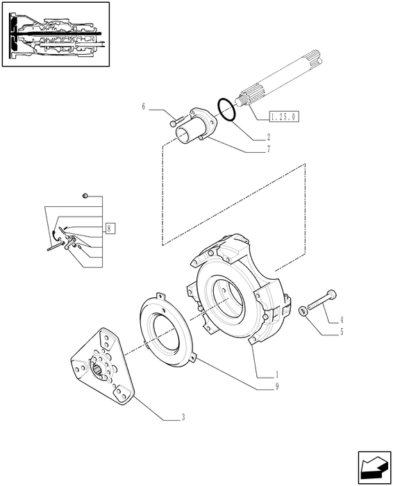 TN70A(2) CORE-CLUTCH ASSEMBLY