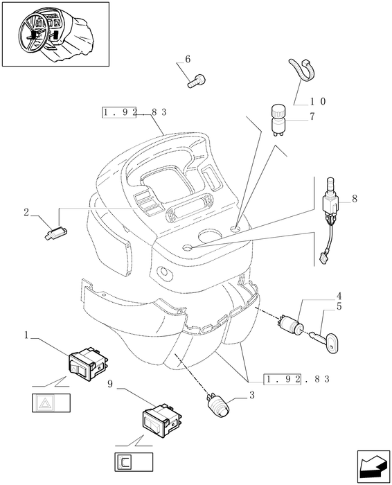 TN70A(2) LIGHT SWITCH