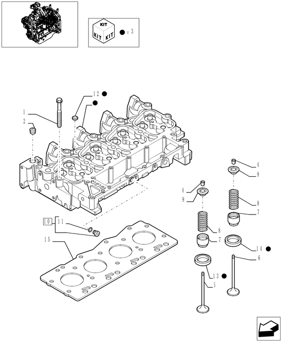 TN85A CORE-CYLINDER HEAD