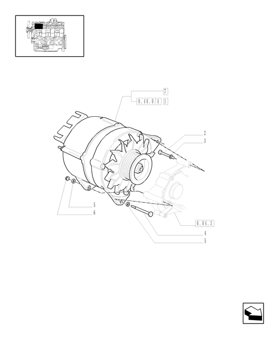 TM120 CORE-ALTERNATOR