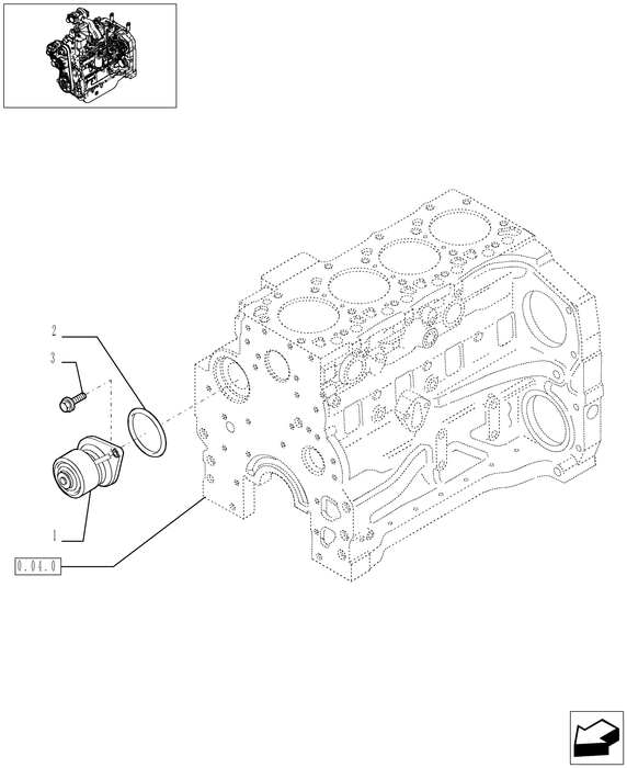 TN85A REMAN-WATER PUMP