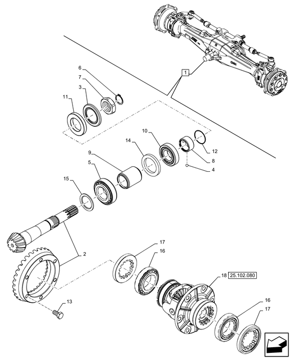 PS75 BEVEL GEAR