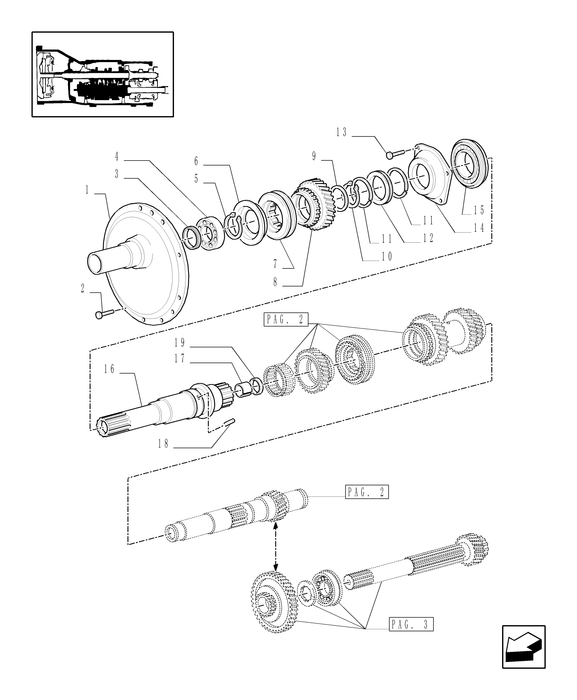 TM120 MAIN SHAFT