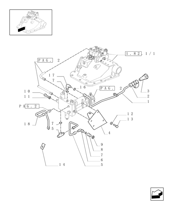 TM120 HYD TUBE