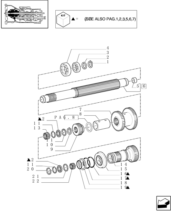 TM120 DRIVEN SHAFT