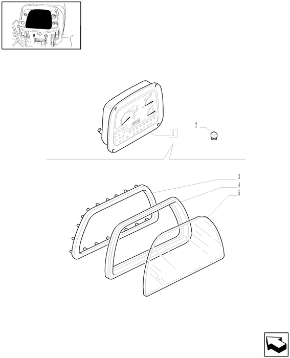 TN75A INSTRUMENT CLUSTER