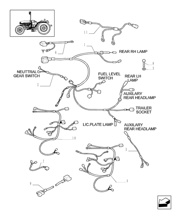 TN75A WIRE HARNESS