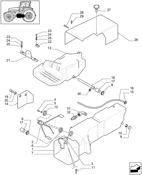 TM120 FUEL TANK