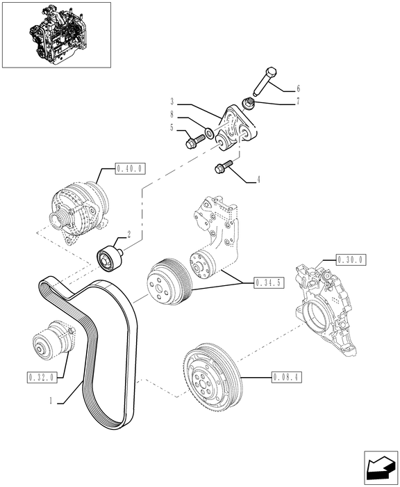 TN85A BELT TENSIONER