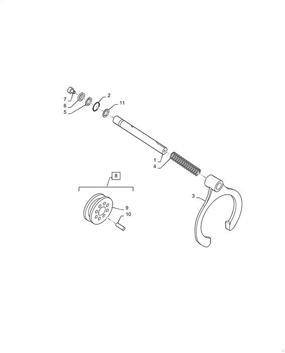 WM75(2) SHIFTER FORK