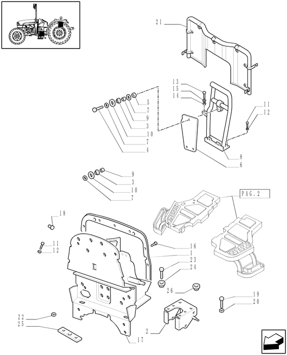 TN95A CAB GLASS ASSY