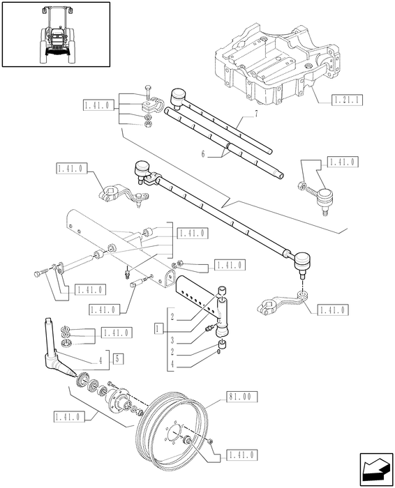 TN85A TRACK ROD END ASSY