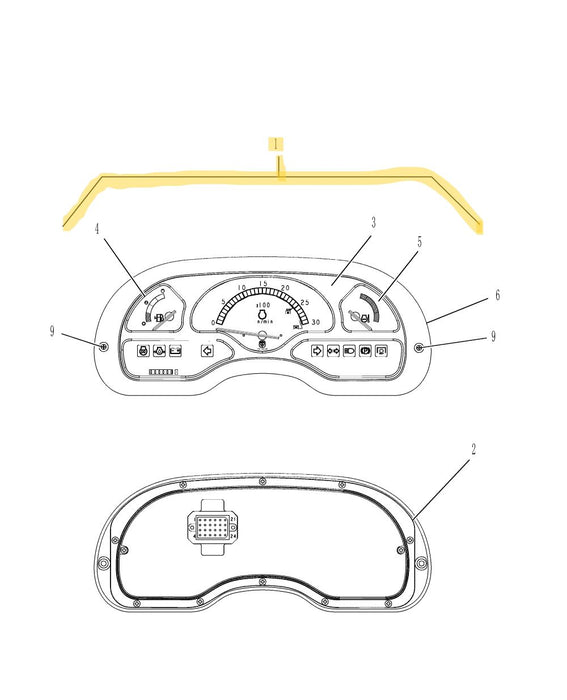 TC29DA INSTRUMENT PANEL