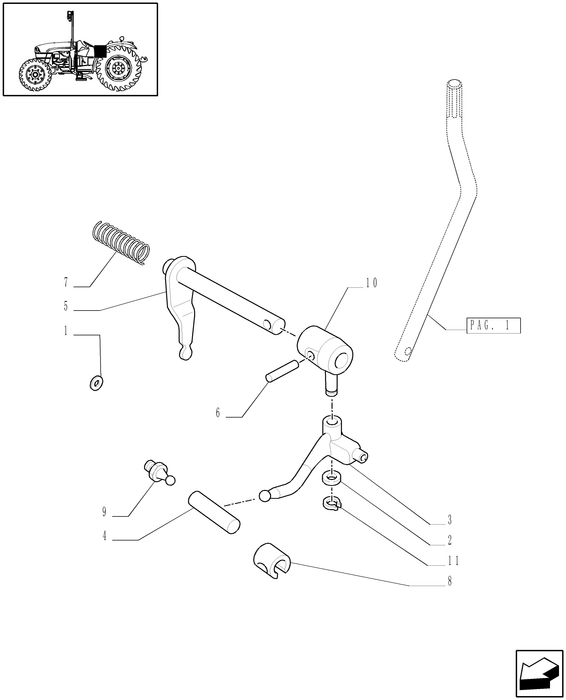 TN85A LOCK PIN