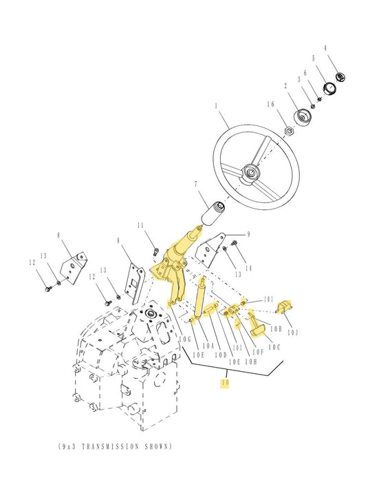 TC29DA STEERING COLUMN