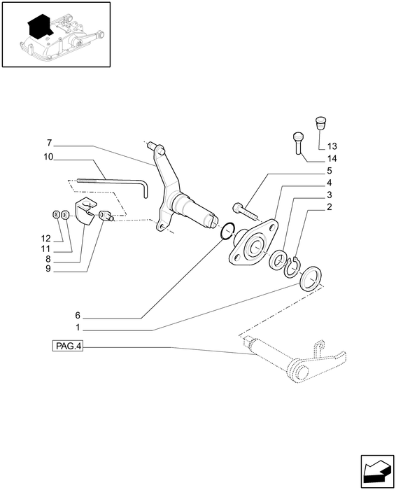 TN85A LEVER