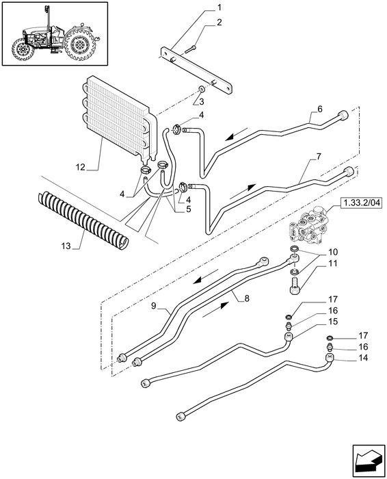 TN95A OIL COOLER