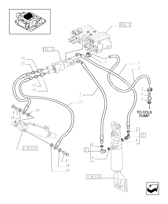 TM120 HYD CONNECTOR