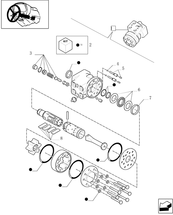 TM120 STEERING VALVE