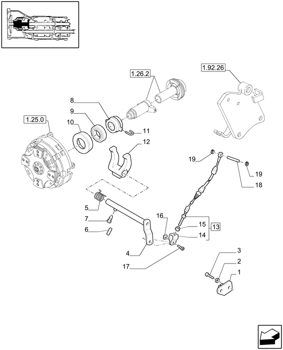 TN75A BEARING CARRIER